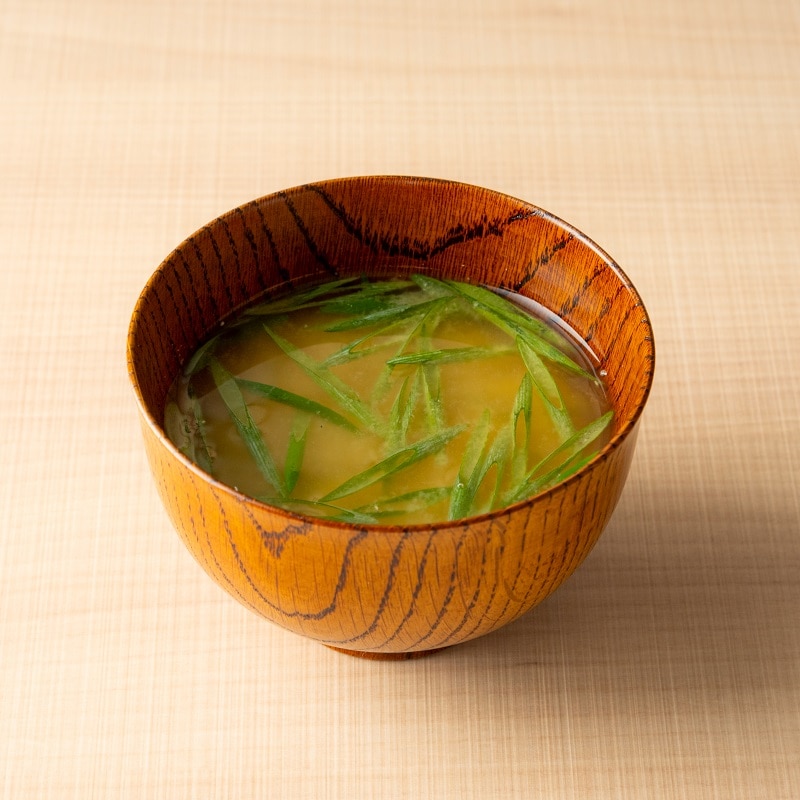 【アコメヤの木桶味噌】青ねぎの味噌汁